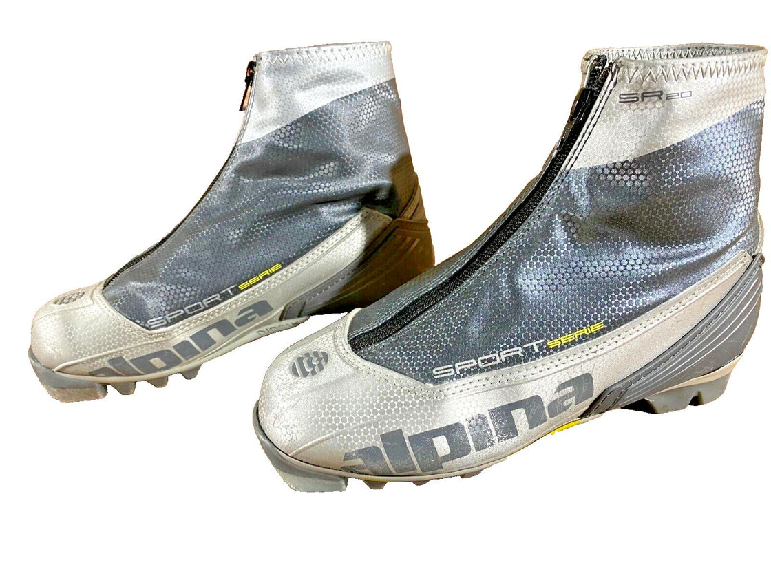 Alpina SR20 Nordic Cross Country Ski Boots Size EU37 US5 for NNN 680