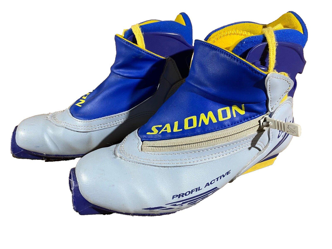 Salomon Nordic Cross Country Ski Boots Size EU37 1/3 US5.5 for SNS Profil 2167