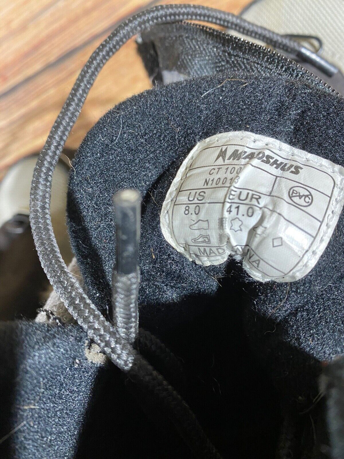 Madshus CT100 Nordic Cross Country Ski Boots Size EU41 US8 for NNN 2659
