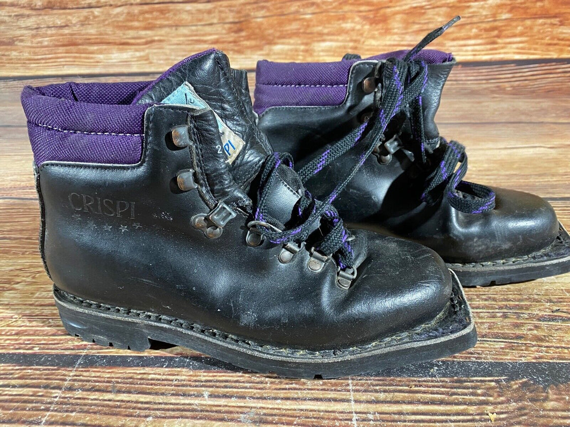Crispi Telemark Nordic Norm Cross Country Ski Boots Size EU40 US7.5 NN 75mm 1627