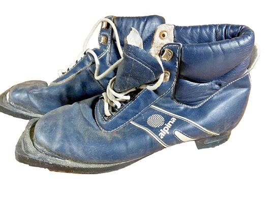 Alpina Cross Country Ski Boots Backcountry 75mm NN EU 38 US 6 Vintage 245mm 1737