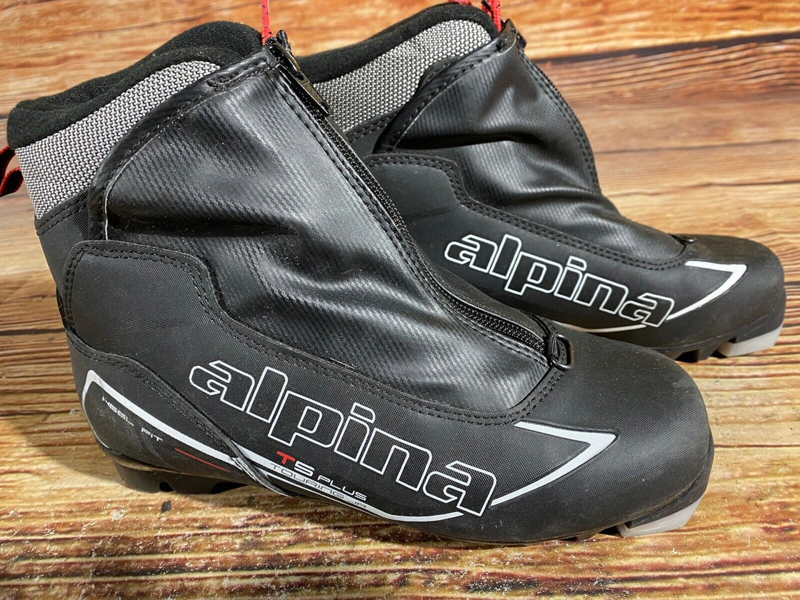 Alpina T5Plus Nordic Cross Country Ski Boots Size EU37 US5.5 for NNN 902
