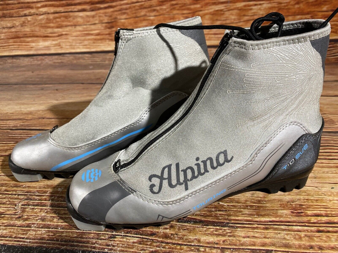 Alpina T10Eve Nordic Cross Country Ski Boots Size EU40 US7.5 for NNN 883