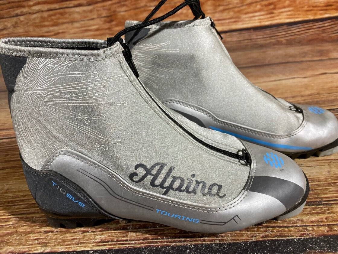 Alpina T10Eve Nordic Cross Country Ski Boots Size EU40 US7.5 for NNN 883