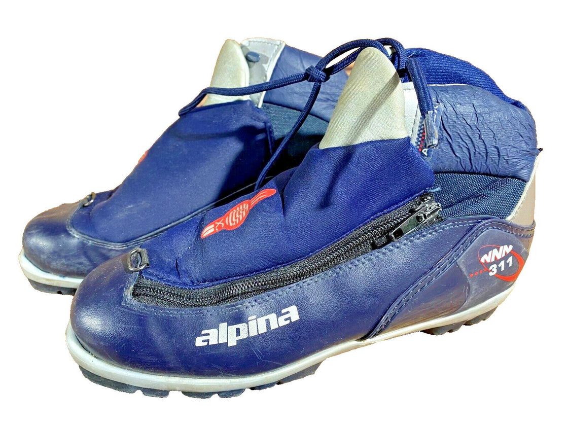 Alpina 311 Nordic Cross Country Ski Boots Size EU38 US6 for NNN 588
