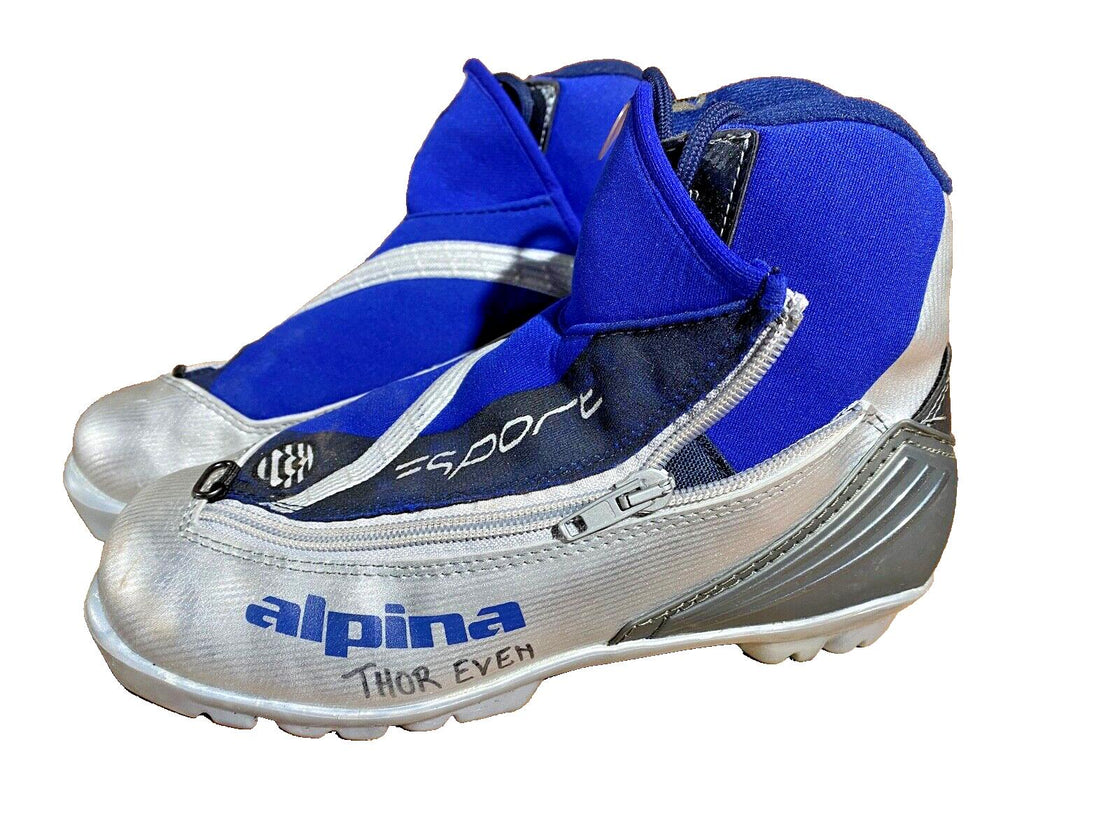 Alpina ST11j Nordic Cross Country Ski Boots Size EU37 US5.5 for NNN 2917