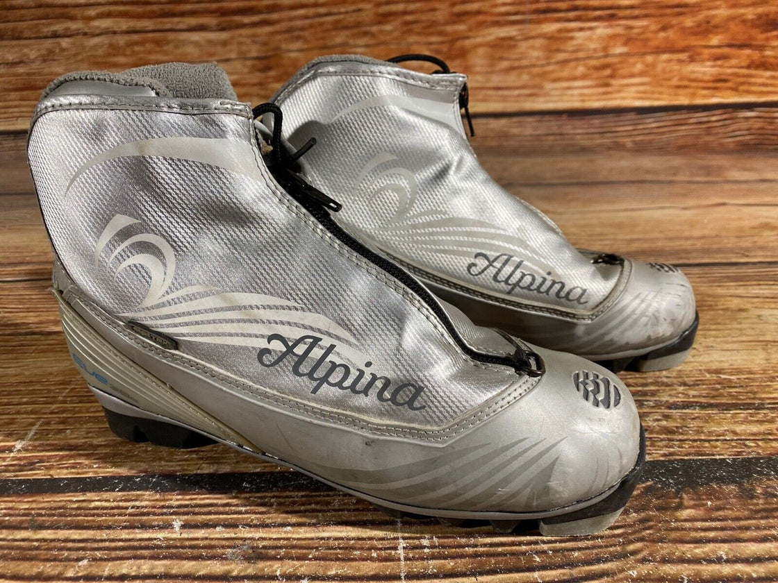 Alpina Eve28G Nordic Cross Country Ski Boots Size EU37 US5.5 for NNN 859