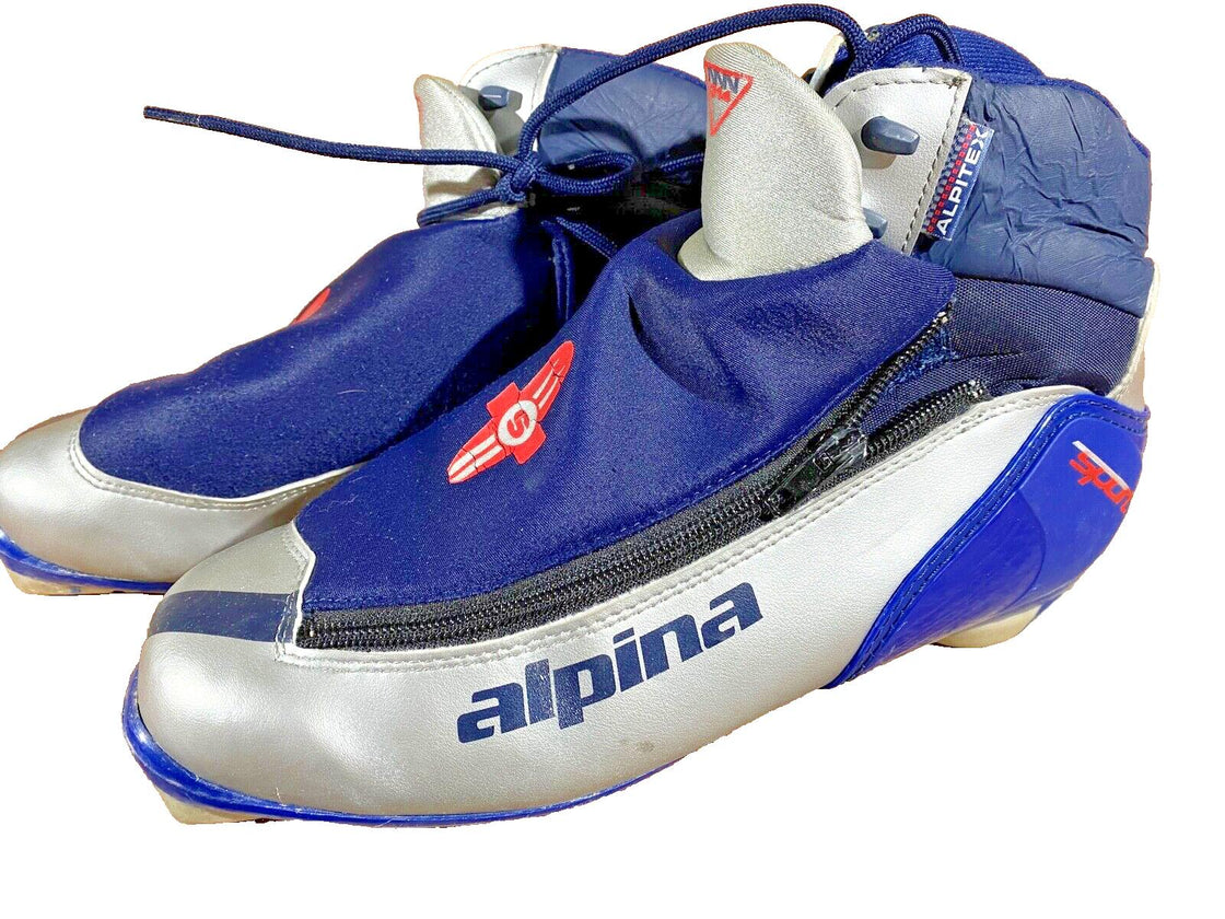 Alpina 314 Nordic Cross Country Ski Boots Size EU42 US9 for NNN 735