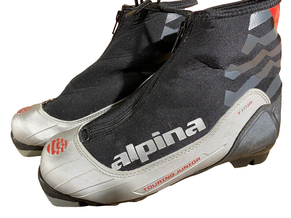 Alpina T10jr Nordic Cross Country Ski Boots Size EU38 US6 for NNN 932