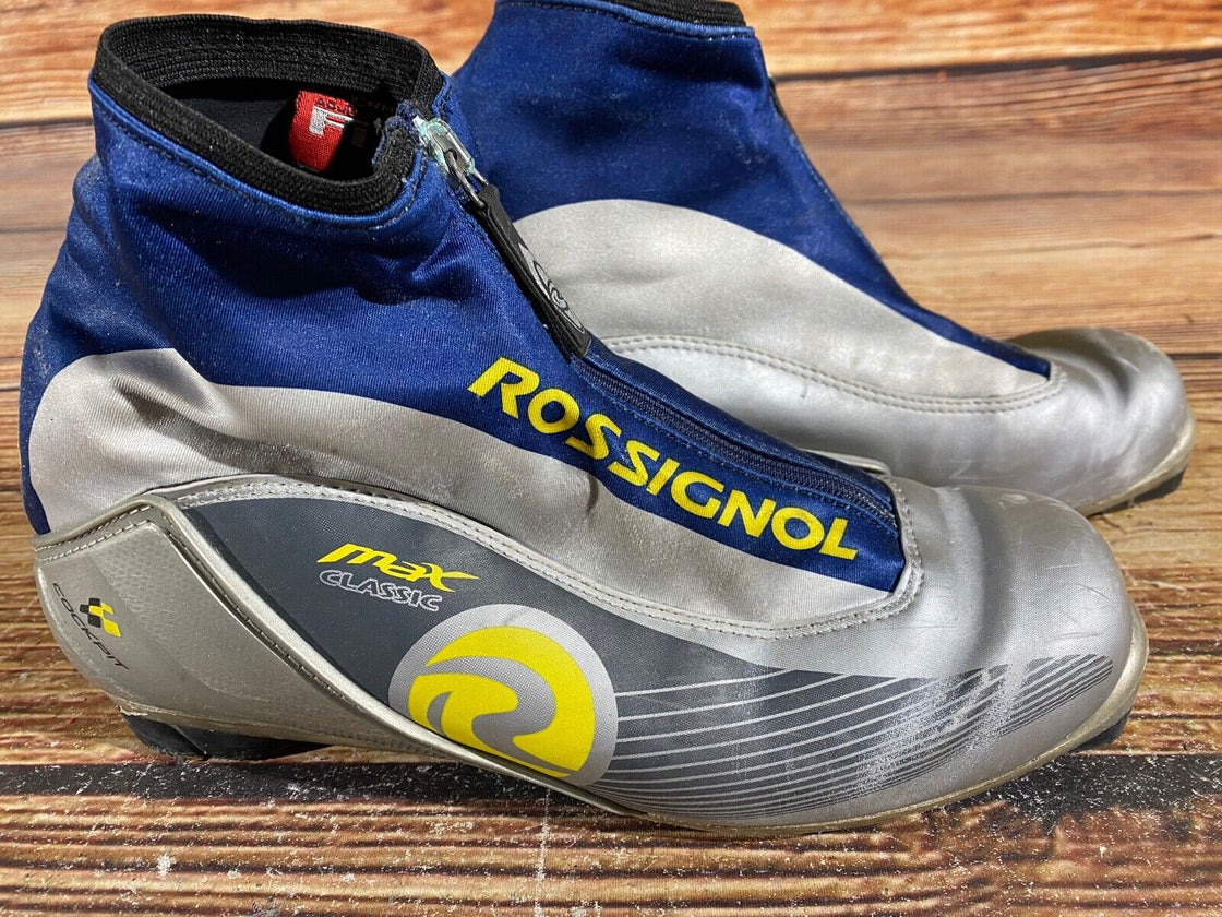 Rossignol Max Classic Nordic Cross Country Ski Boots EU40 US7.5 NNN 2547