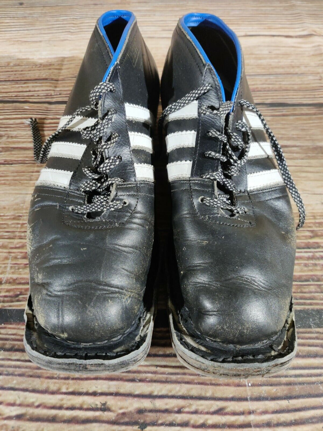 JETTE Vintage Cross Country Ski Boots Kandahar Old Cable Binding EU43 US9 KL39