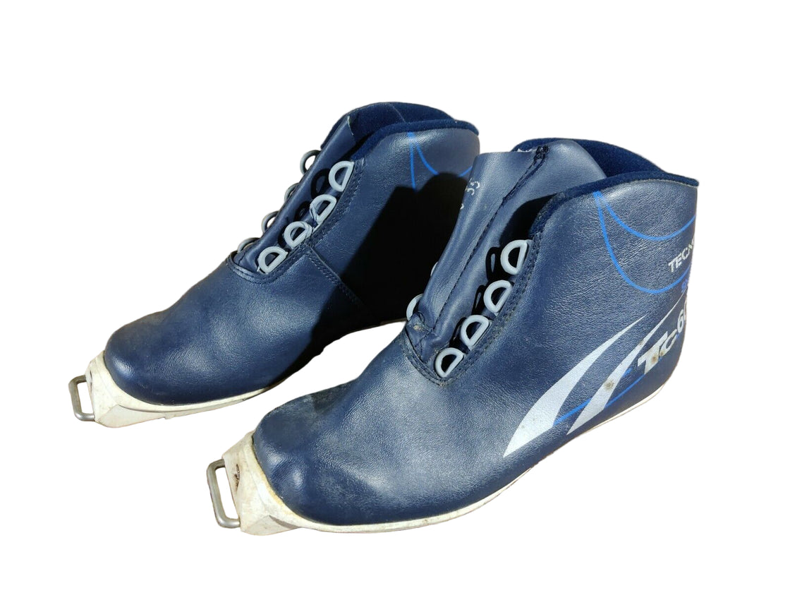 Tecno TC60 Cross Country Ski Boots Size EU35 US3 for SNS Old Bindings 1225