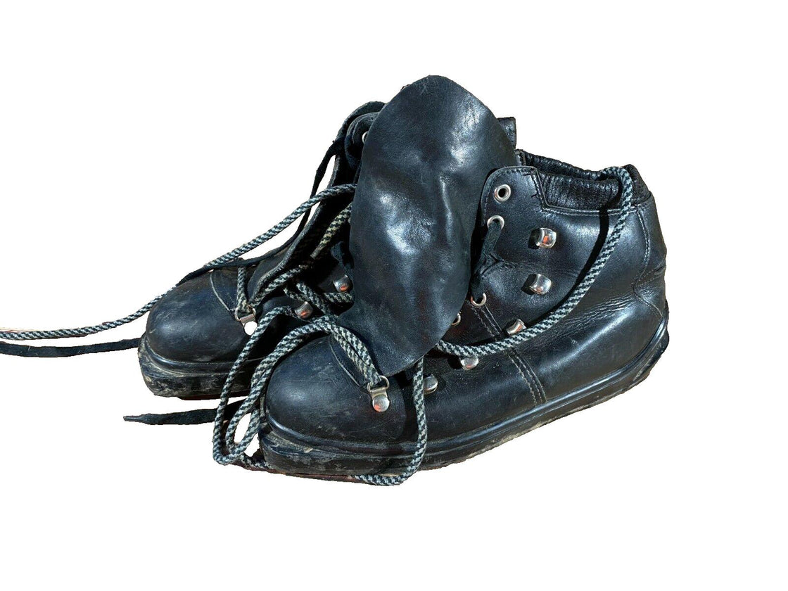 Vintage Alpine Ski Boots Skiing EU38.5 US6 UK5 Mondo 244 Cable Bindings KL129