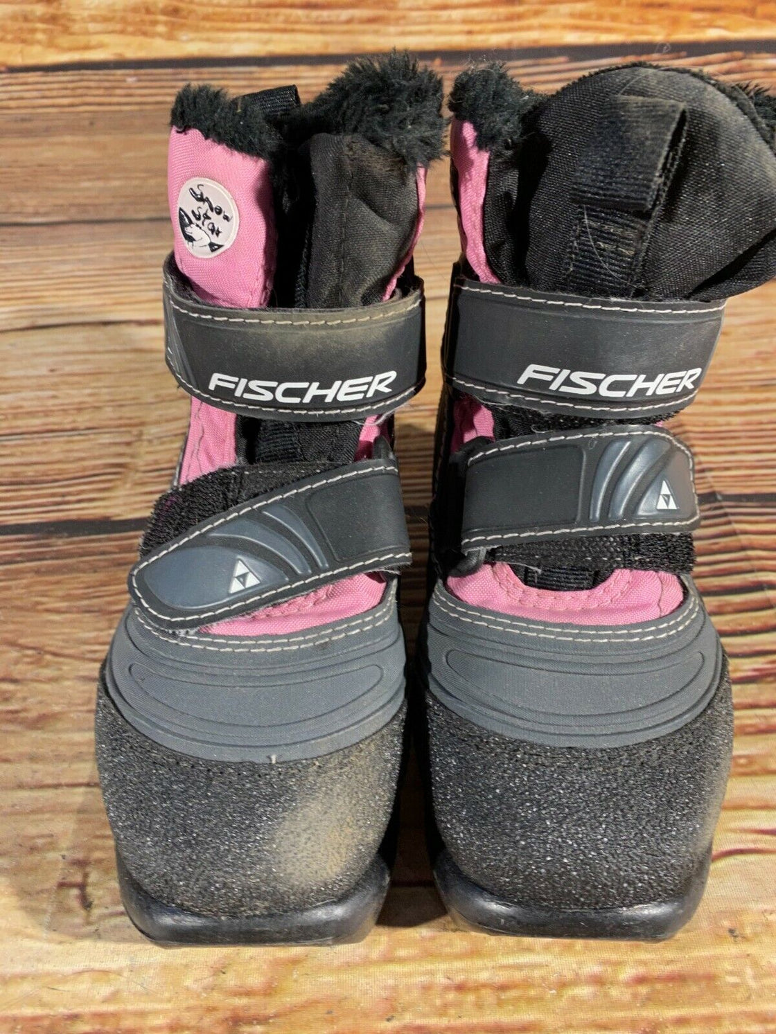 Fischer Snow Star Kids Nordic Cross Country Ski Boots Size EU28 US10.5 NNN F-10