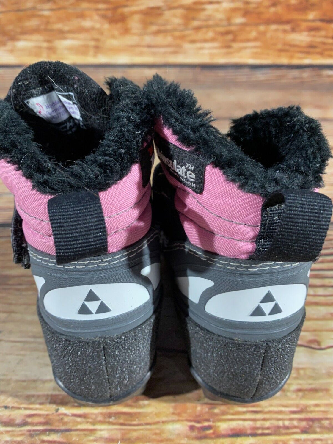Fischer Snow Star Kids Nordic Cross Country Ski Boots Size EU28 US10.5 NNN F-10