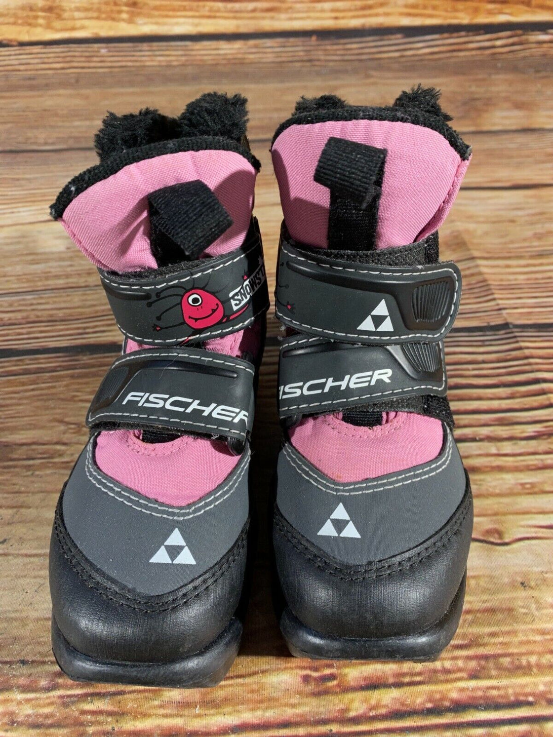 Fischer Snow Star Kids Nordic Cross Country Ski Boots Size EU28 NNN F-11