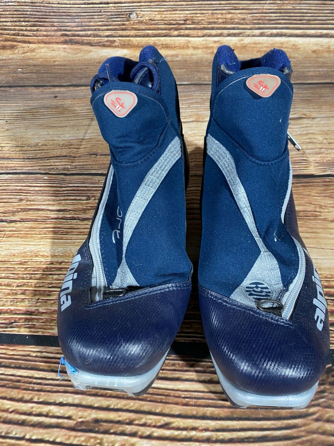 Alpina Sport Cross Country Ski Boots Classic Size EU43 US9.5 NNN Rottefella 3036