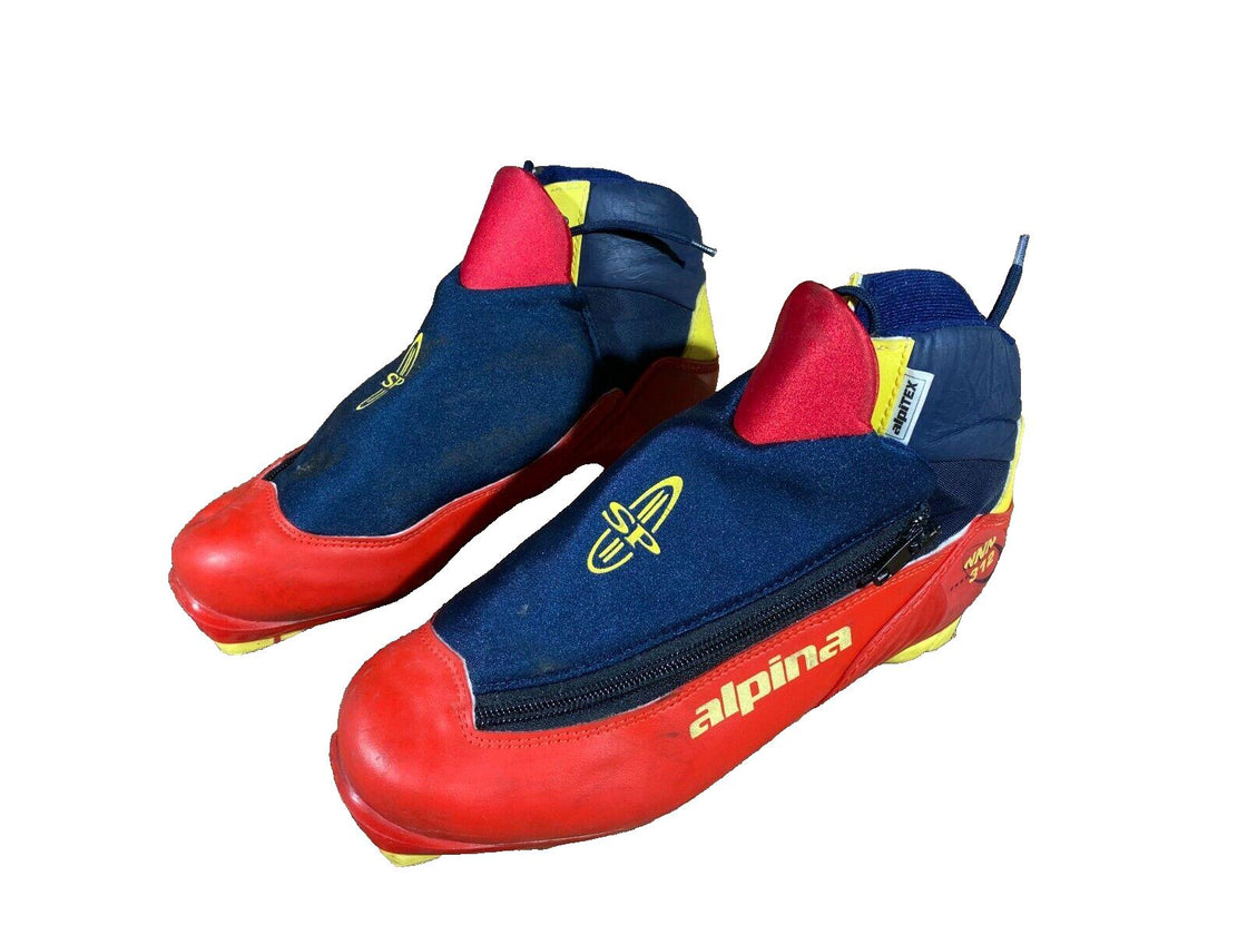Alpina SP 312 Combi Nordic Cross Country Ski Boots Size EU39 US7 NNN 2828