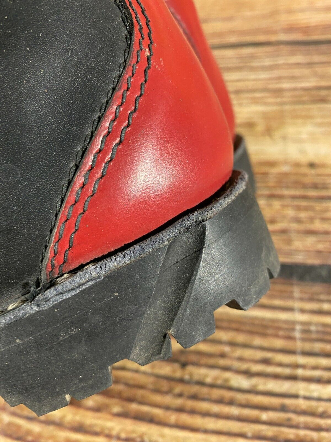 AUTONIMI Vintage Leather Alpine Ski Boots EU41 US7.5 Mondo 255 KL132
