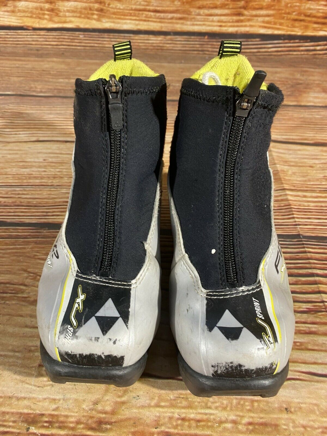 Fischer XJ Sprint Kids Nordic Cross Country Ski Boots Size EU34 NNN F-74