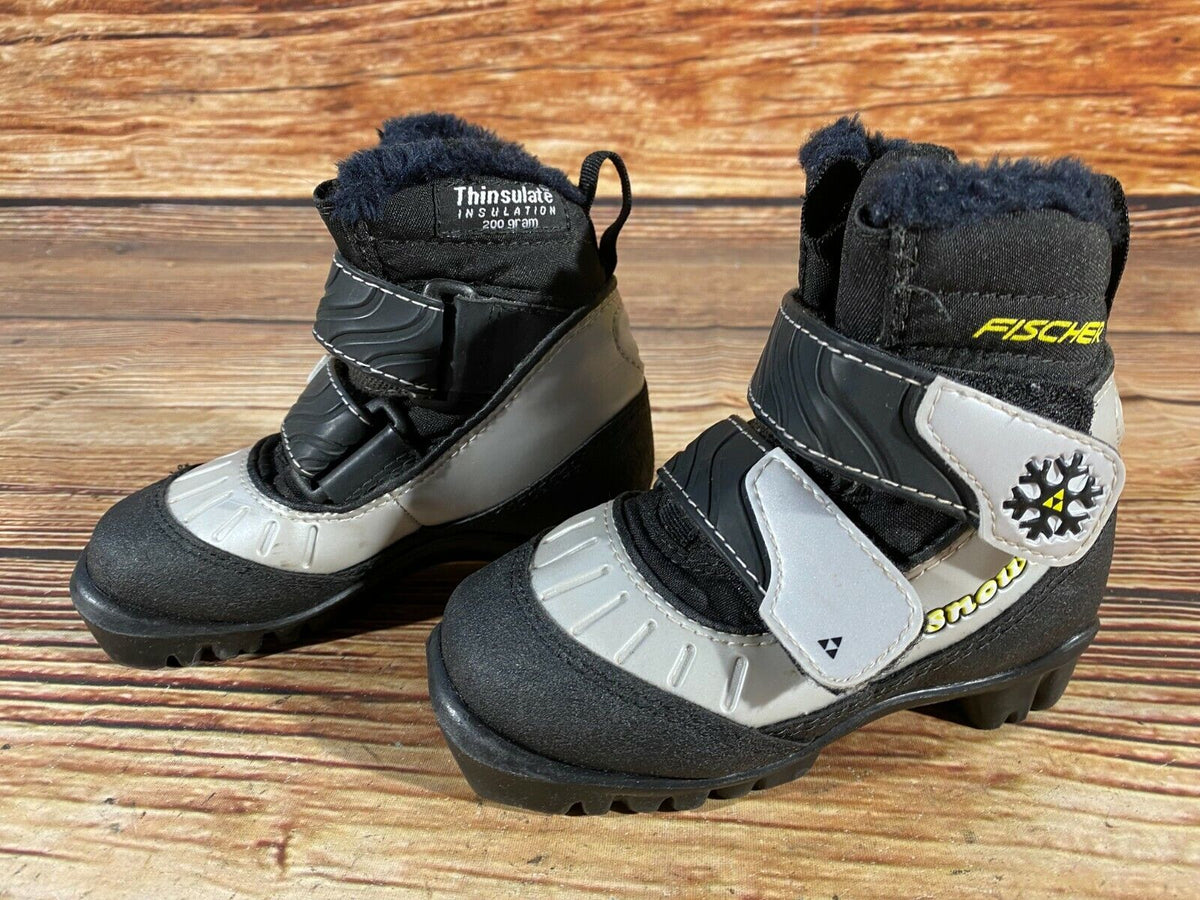 Fischer Snow Star Cross Country Ski Boots Classic NNN EU 27 US 10 Kids F-97