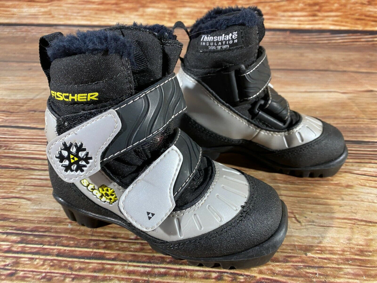 Fischer Snow Star Cross Country Ski Boots Classic NNN EU 27 US 10 Kids F-97