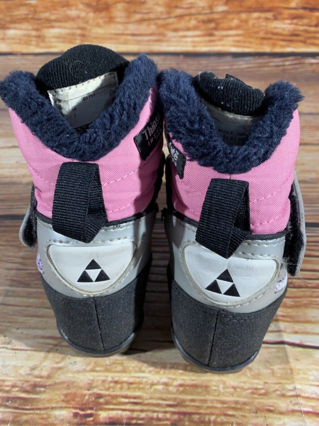 Fischer Snow Star Kids Nordic Cross Country Ski Boots Size EU31 US12.5 NNN F-58