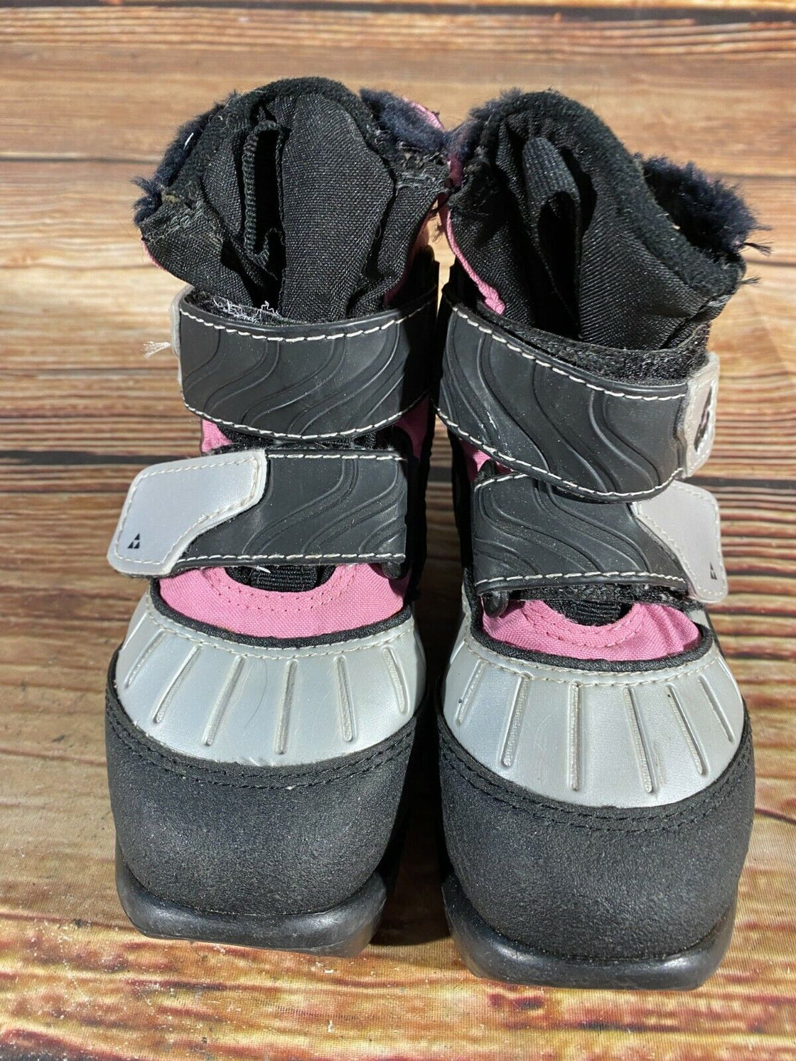 Fischer Snow Star Kids Nordic Cross Country Ski Boots Size EU28 US10.5 NNN F-188
