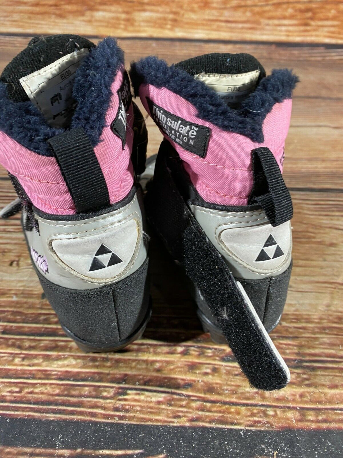 Fischer Snow Star Kids Nordic Cross Country Ski Boots Size EU30 US12 NNN F-153