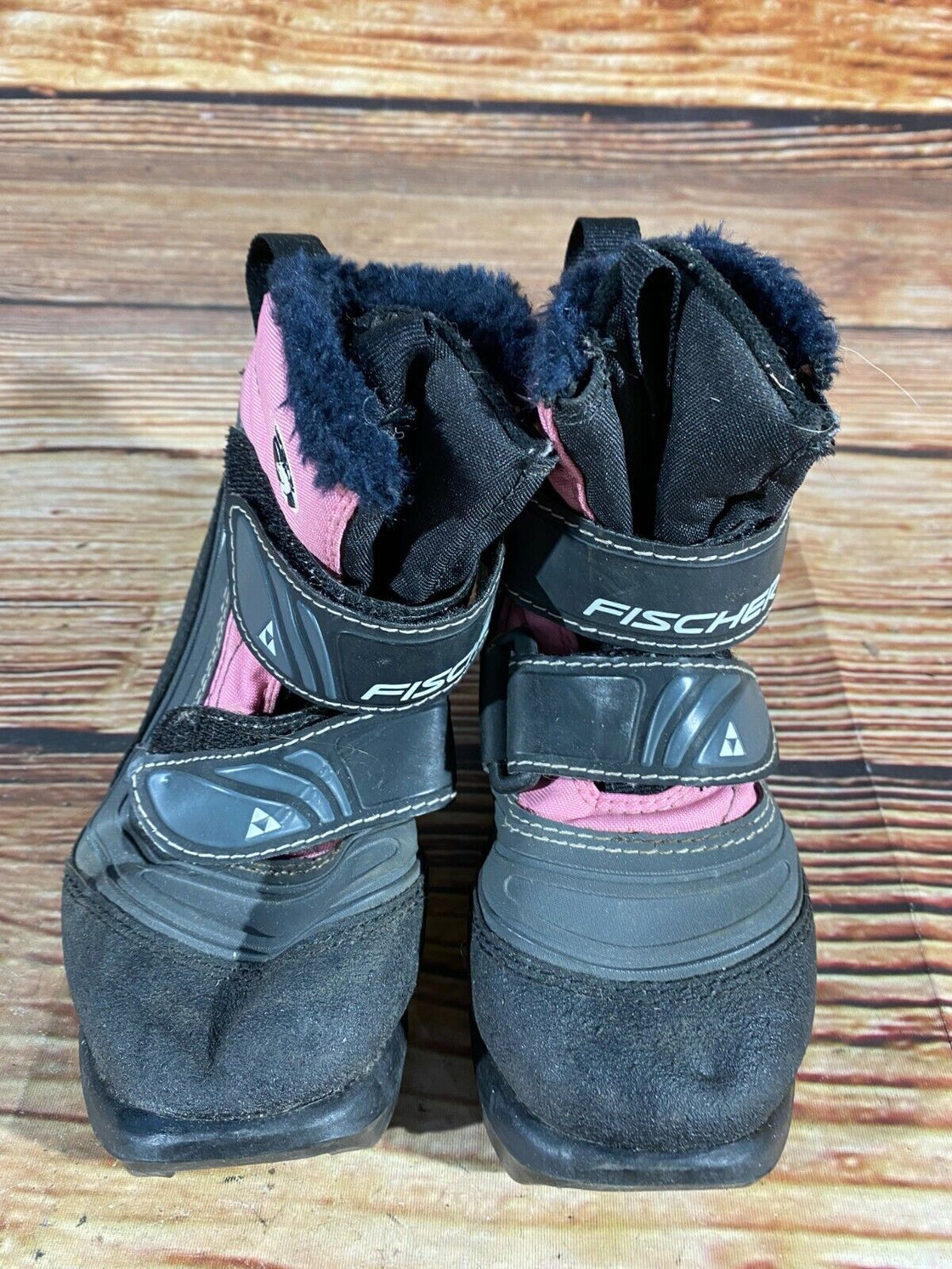 Fischer Snow Star Kids Nordic Cross Country Ski Boots Size EU27 US9.5 NNN F-217