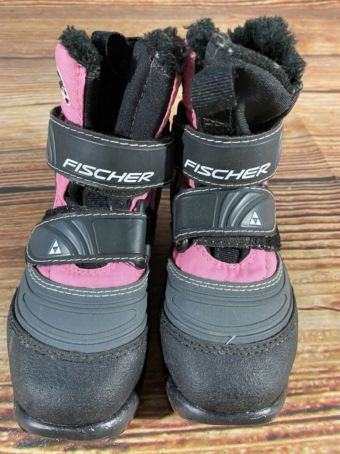 Fischer Snow Star Kids Nordic Cross Country Ski Boots Size EU28 US10.5 NNN F-214