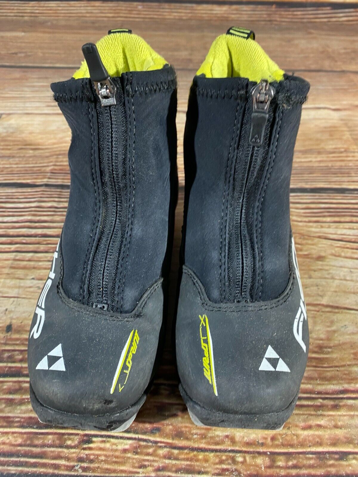 Fischer XJ Sprint Cross Country Ski Boots Classic NNN EU 32 US 1.5 Kids F-295