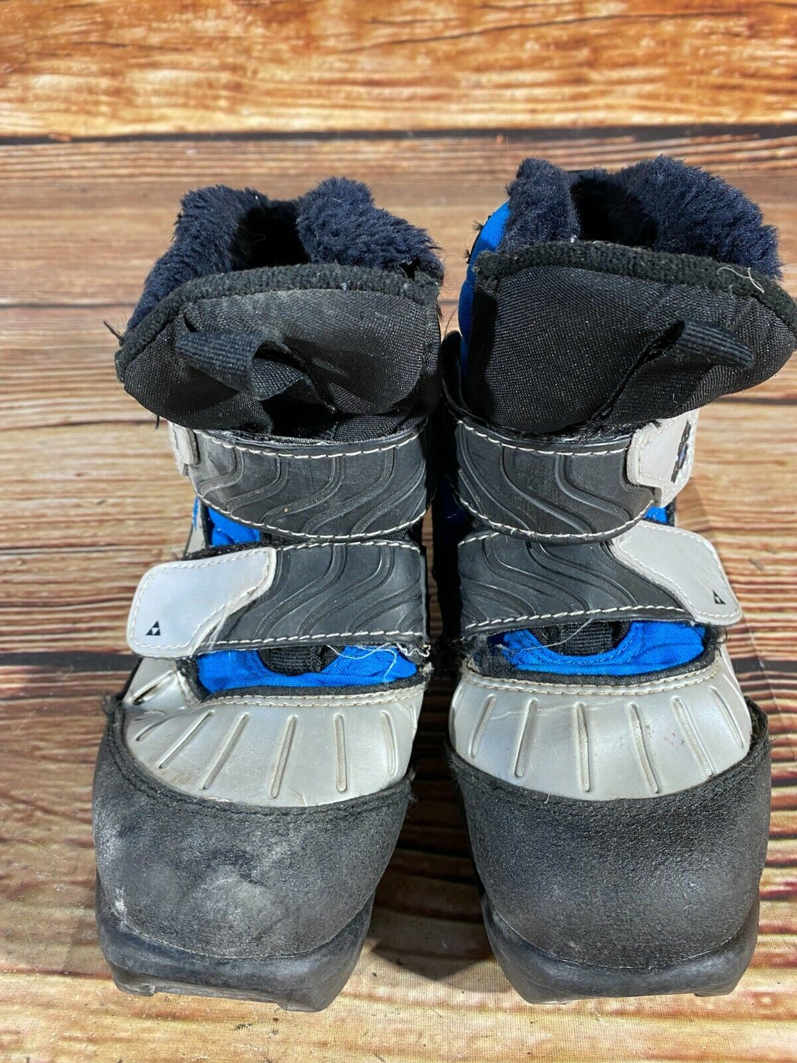 Fischer Snow Star Kids Nordic Cross Country Ski Boots Size EU31 US12.5 NNN F-195