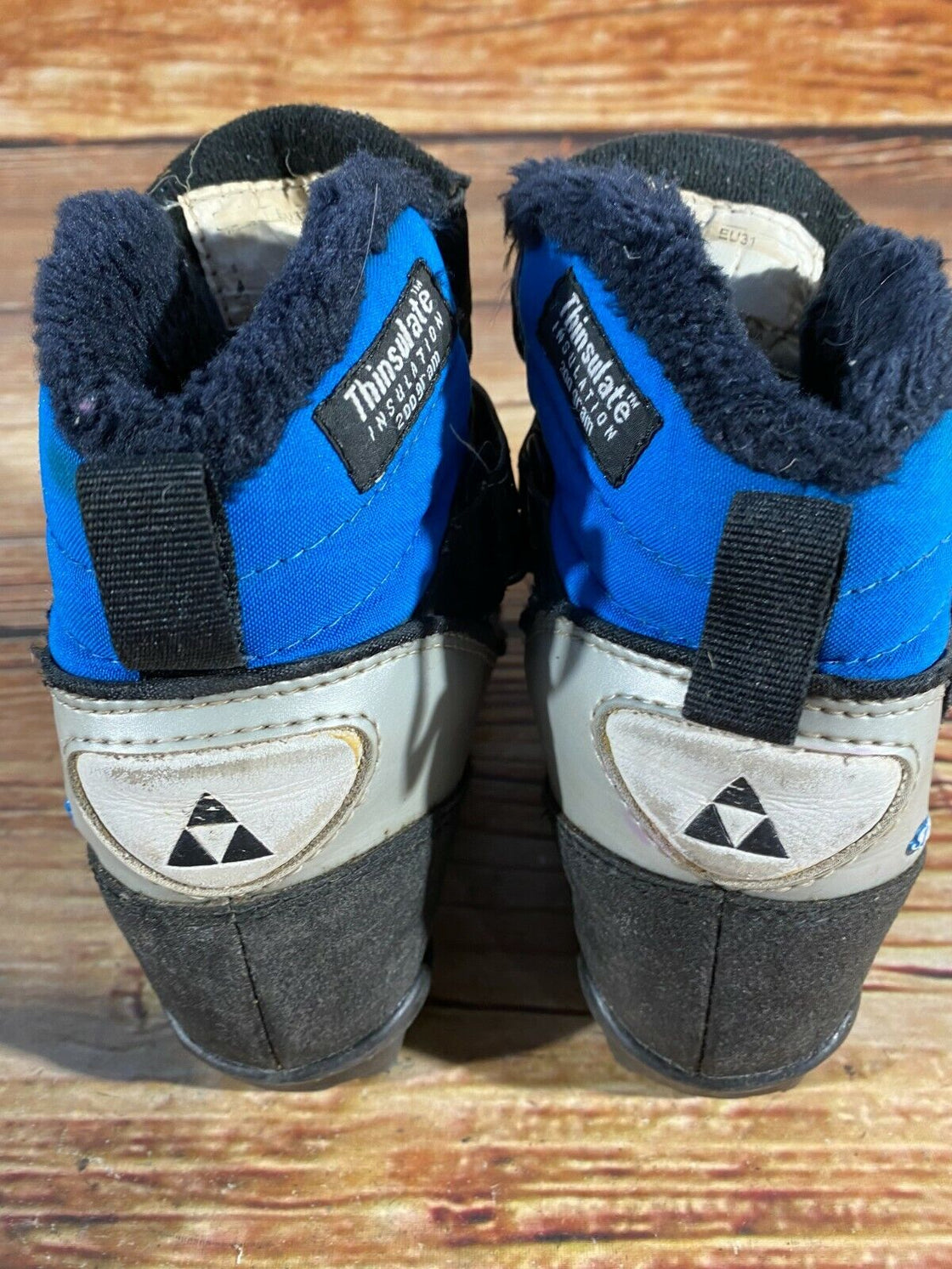 Fischer Snow Star Kids Nordic Cross Country Ski Boots Size EU31 US12.5 NNN F-195