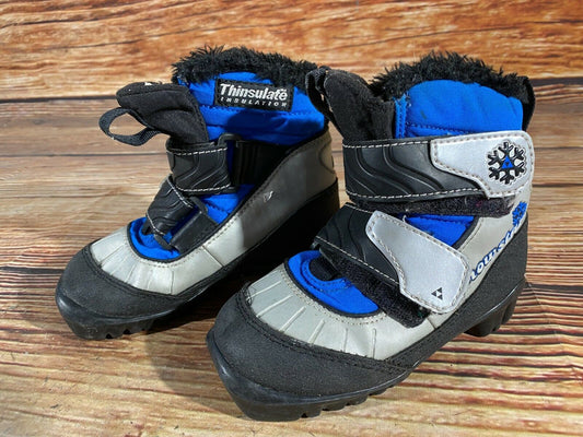 Fischer Snow Star Cross Country Ski Boots Classic NNN EU 27 US 10 Kids F-212