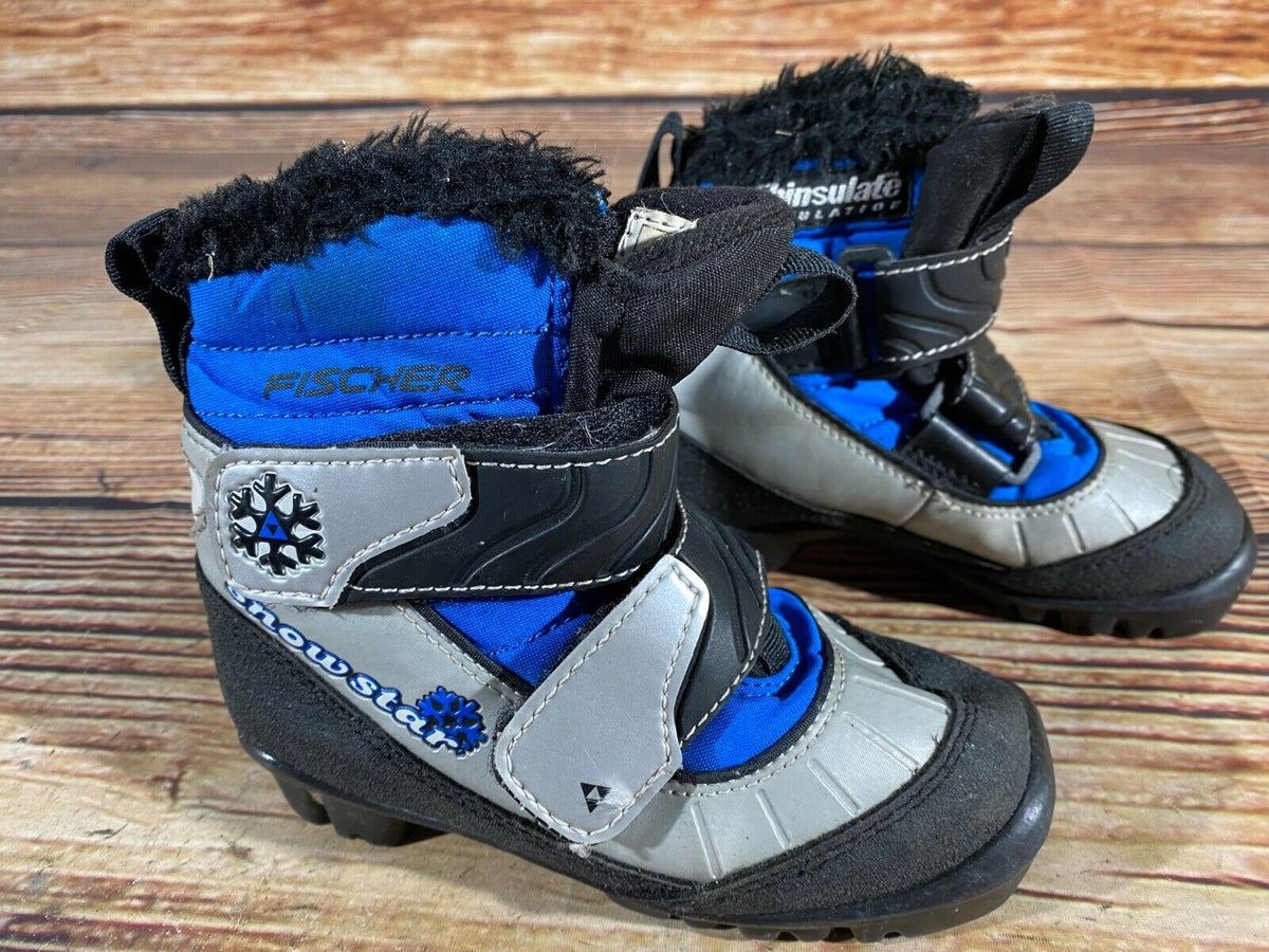 Fischer Snow Star Cross Country Ski Boots Classic NNN EU 27 US 10 Kids F-212