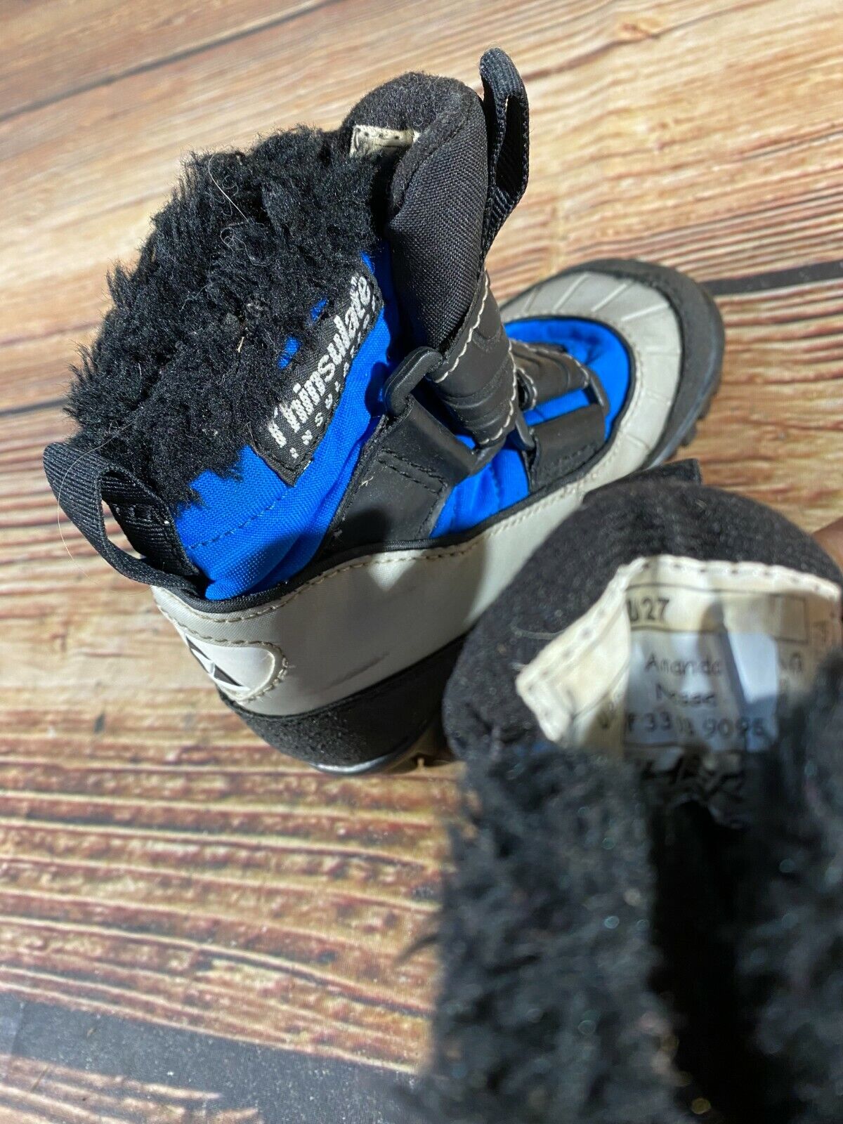 Fischer Snow Star Cross Country Ski Boots Classic NNN EU 27 US 10 Kids F-212