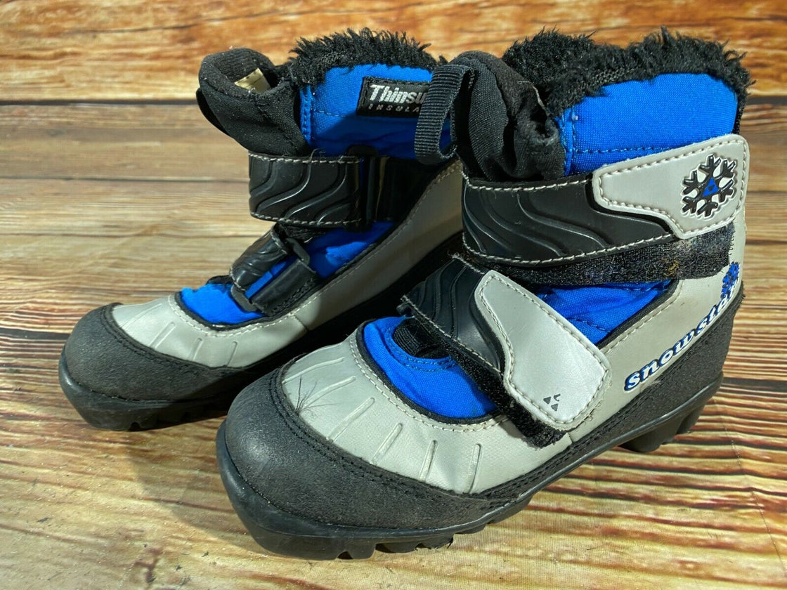 Fischer Snow Star Kids Nordic Cross Country Ski Boots Size EU30 US12 NNN F-218