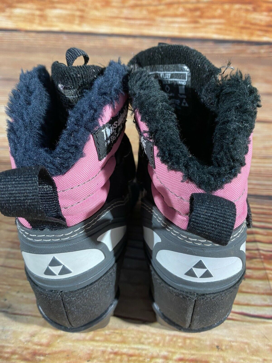 Fischer Snow Star Kids Nordic Cross Country Ski Boots Size EU27 US9.5  NNN F-192