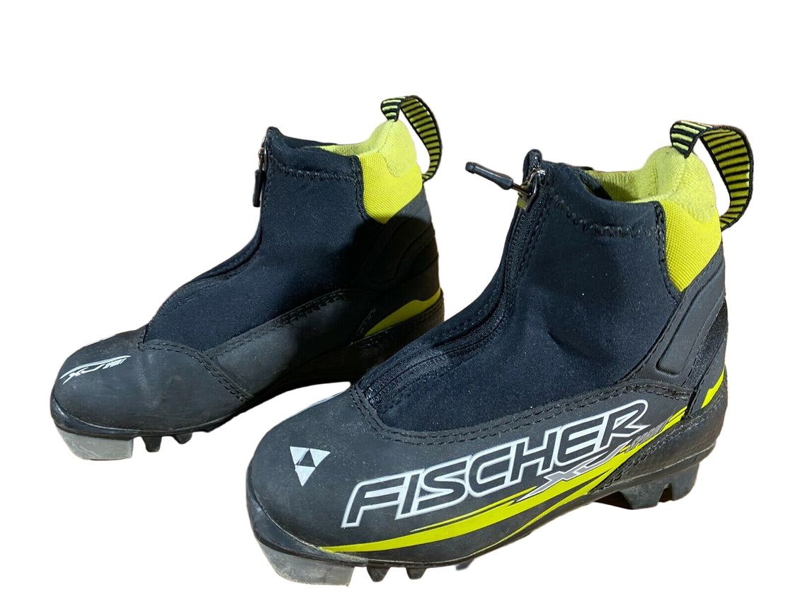 Fischer XJ Sprint Kids Nordic Cross Country Ski Boots Size EU29 NNN F-244