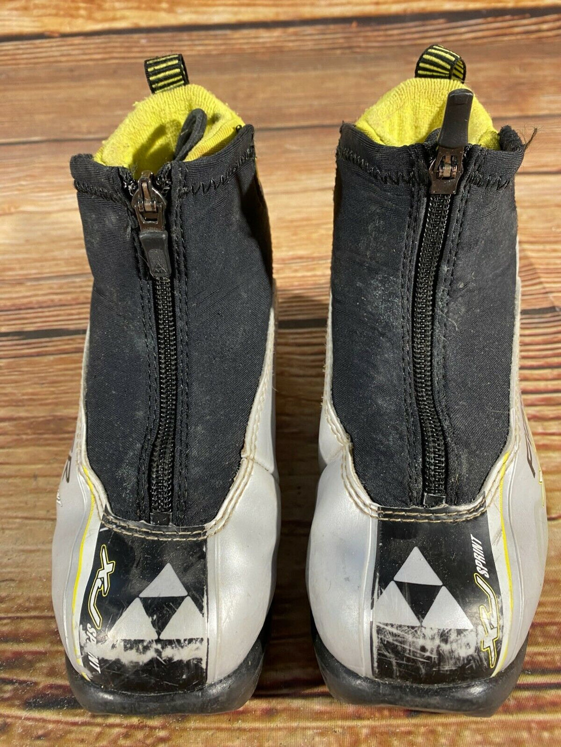 Fischer XJ Sprint Kids Nordic Cross Country Ski Boots Size EU31 US12.5 NNN F-289
