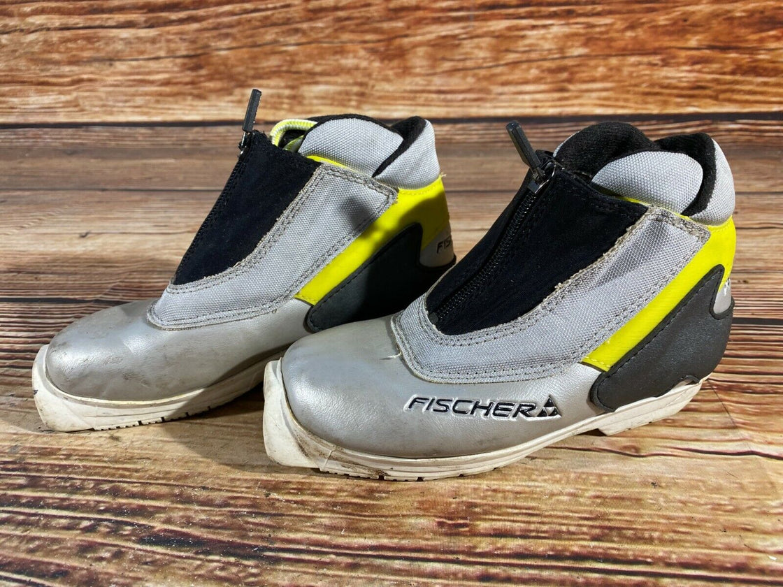 Fischer Kids Nordic Cross Country Ski Boots Size EU31 US12.5 SNS Profil F-346