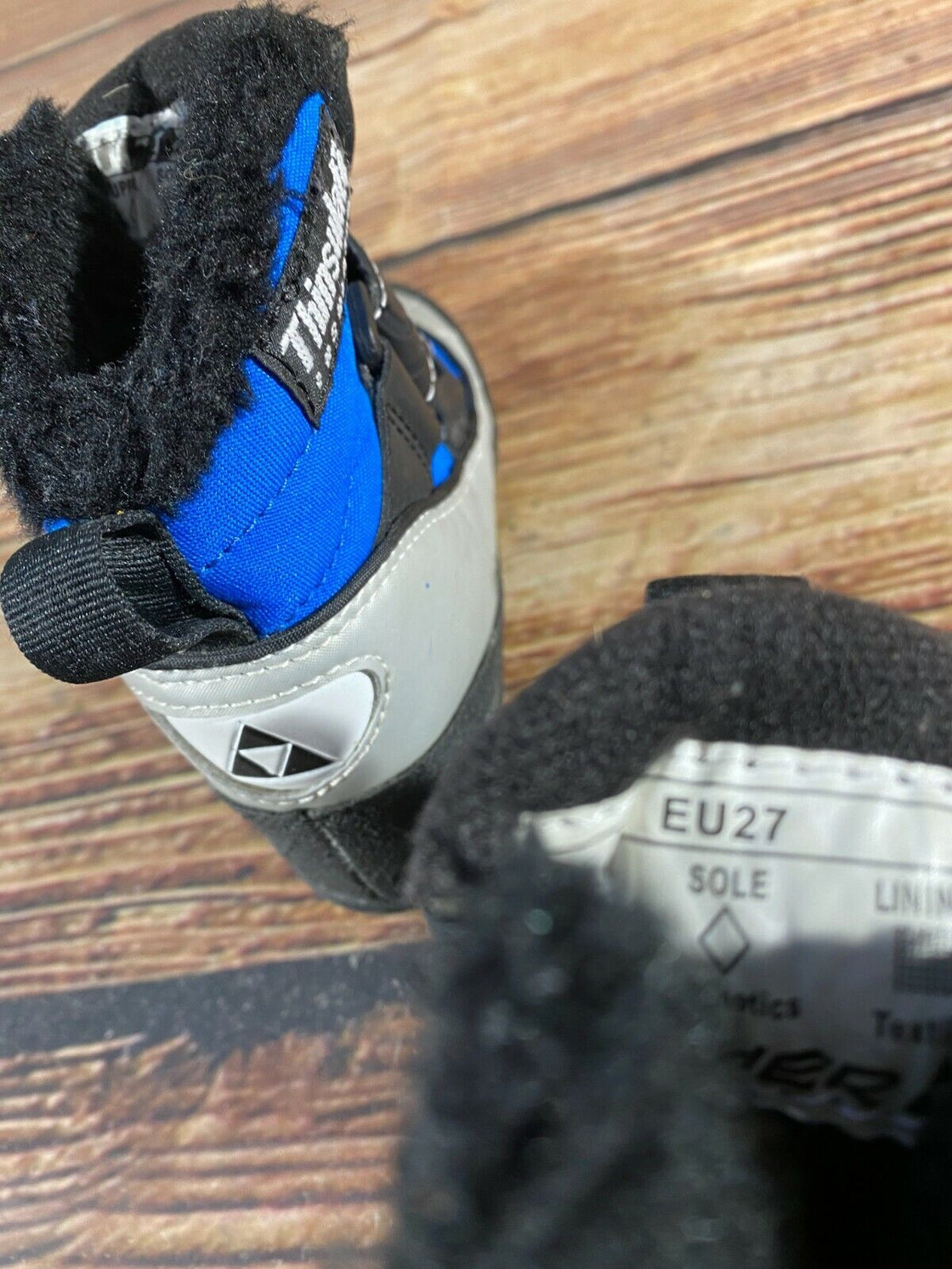 Fischer Snow Star Kids Nordic Cross Country Ski Boots Size EU27 US9.5 NNN F-210