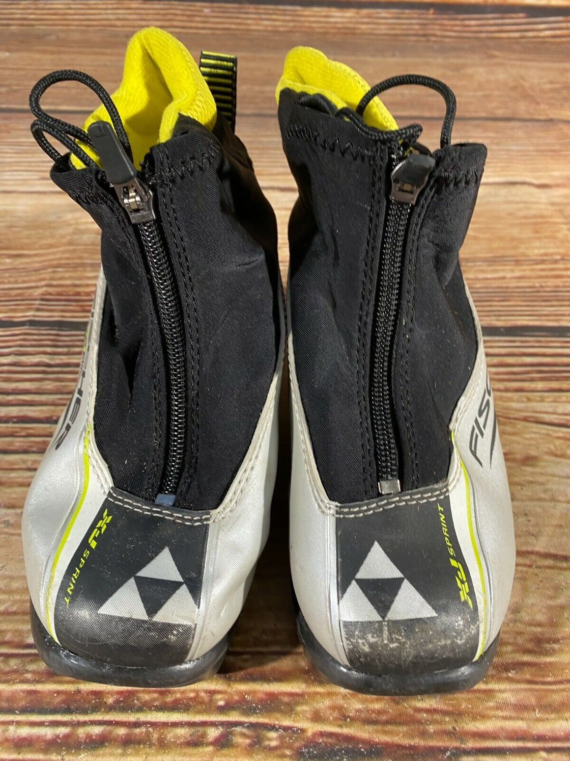 Fischer XJ Sprint Kids Nordic Cross Country Ski Boots Size EU31 US12.5 NNN F-293