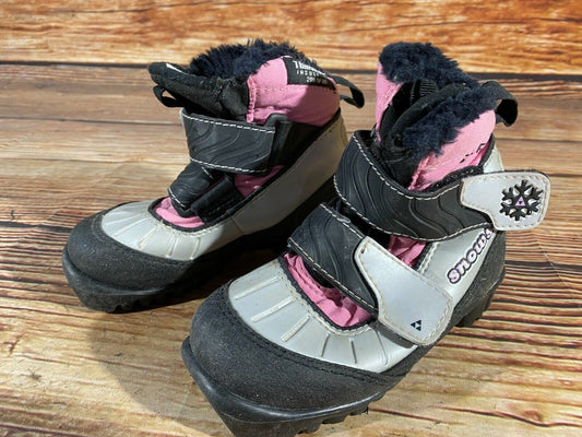 Fischer Snow Star Cross Country Ski Boots Classic NNN EU 28 US 10.5 Kids F-209