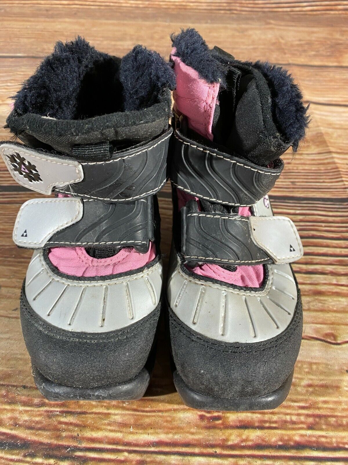 Fischer Snow Star Cross Country Ski Boots Classic NNN EU 28 US 10.5 Kids F-209