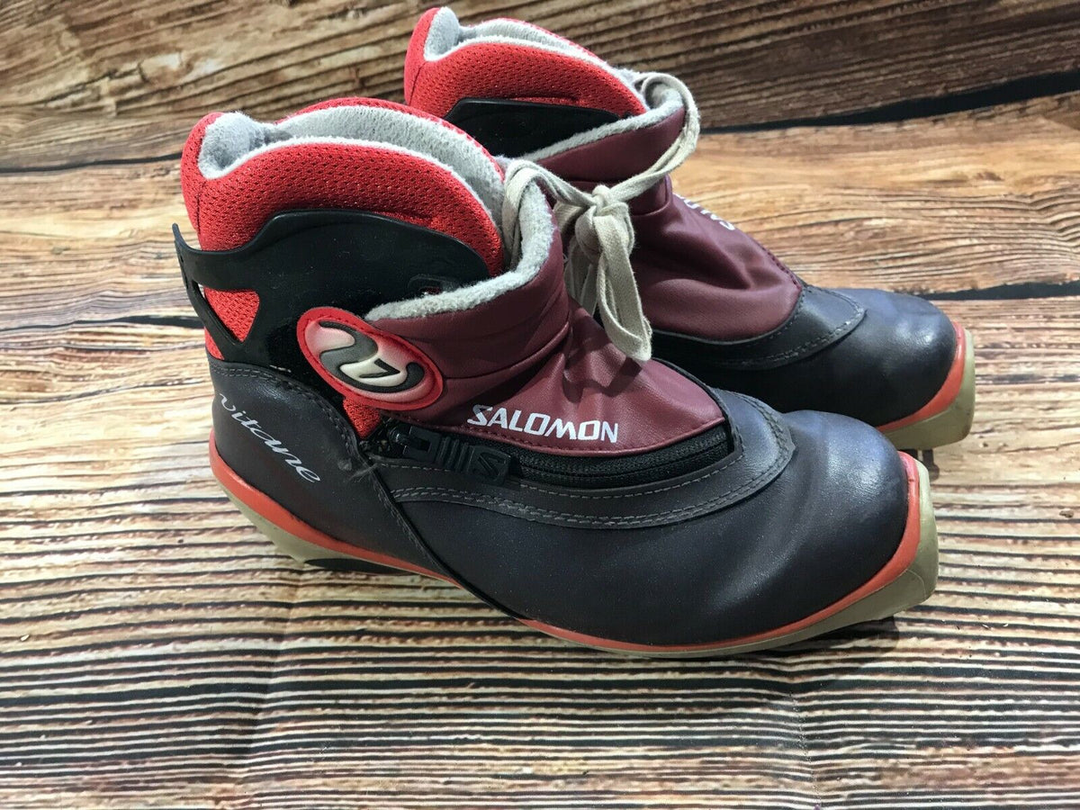 Salomon Vitane 7 Cross Country Ski Boots Classic SNS Profil EU 37 US 5 2178