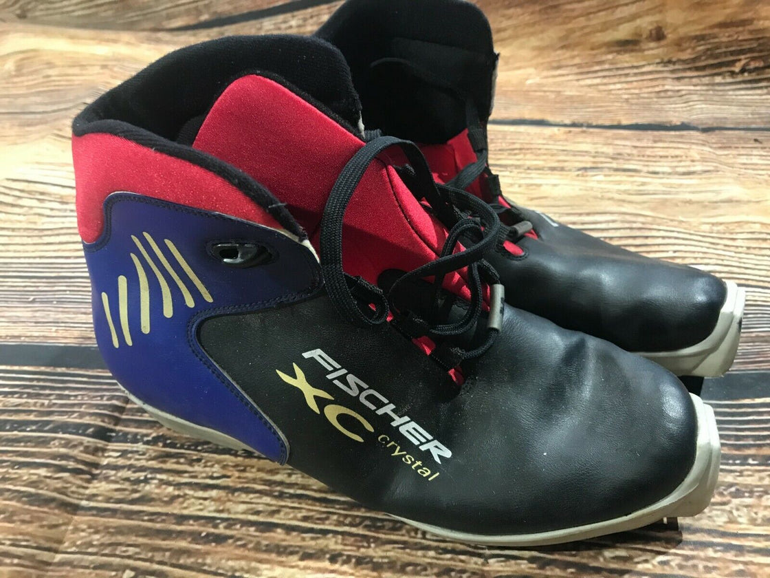 Fischer XC Crystal Cross Country Ski Boots Size EU42 US9 SNS Profil 1596
