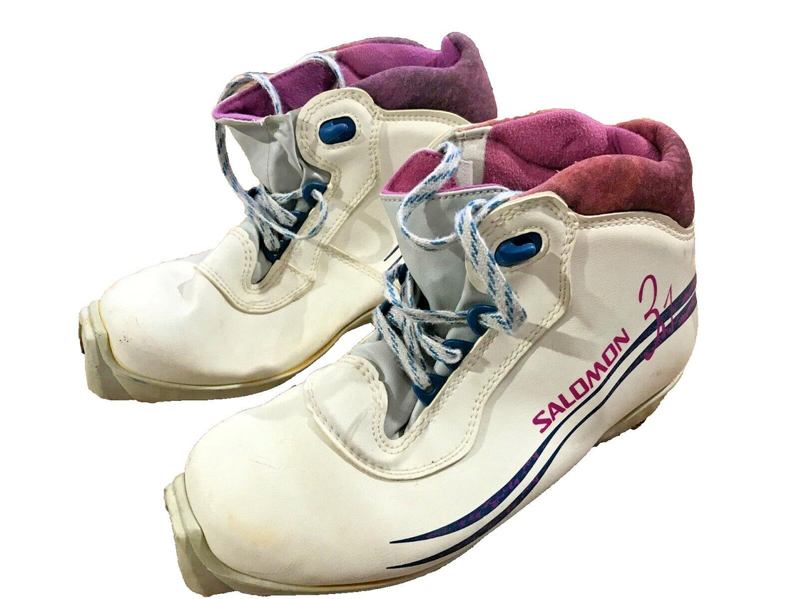 SALOMON 3.1 Nordic Cross Country Ski Boots Size EU38 US6 SNS Profil 2299