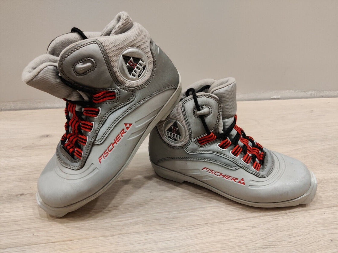 FIscher SL Sport Nordic Cross Country Ski Boots Size EU37 US5 SNS Profil 1108